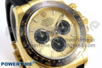 Daytona 126518 APSF 1:1 Best Edition YG/Black Dial on Oysterflex Rubber Strap SH4131 (Gain Weight) - Image 2
