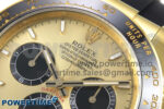 Daytona 126518 APSF 1:1 Best Edition YG/Black Dial on Oysterflex Rubber Strap SH4131 (Gain Weight) - Image 4