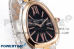 Serpenti Seduttori Watch RG/SS BVF 1:1 Best Edition Black Dial on RG/SS Bracelet Swiss Quartz - Image 3