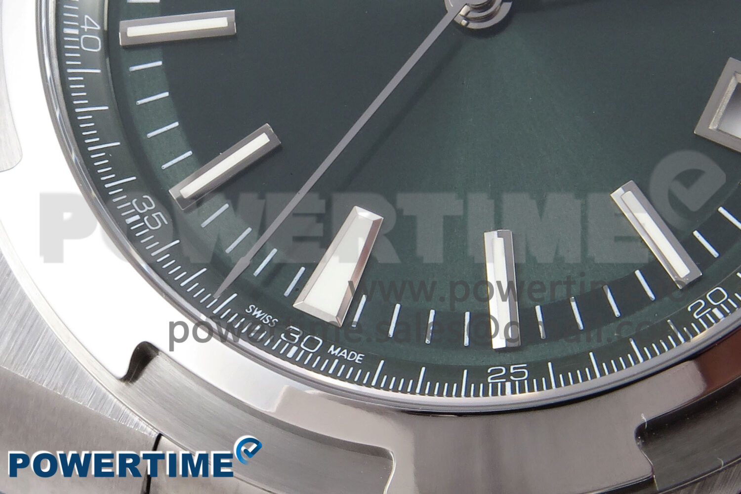 Overseas 4500V SS 8F 1:1 Best Edition Green Dial on SS Bracelet A5100 - Image 5