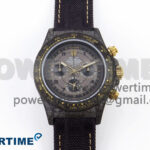 Daytona DIW Black Carbon DIWF Best Edition Gray/Yellow Dial on Black Nylon Strap SH4130