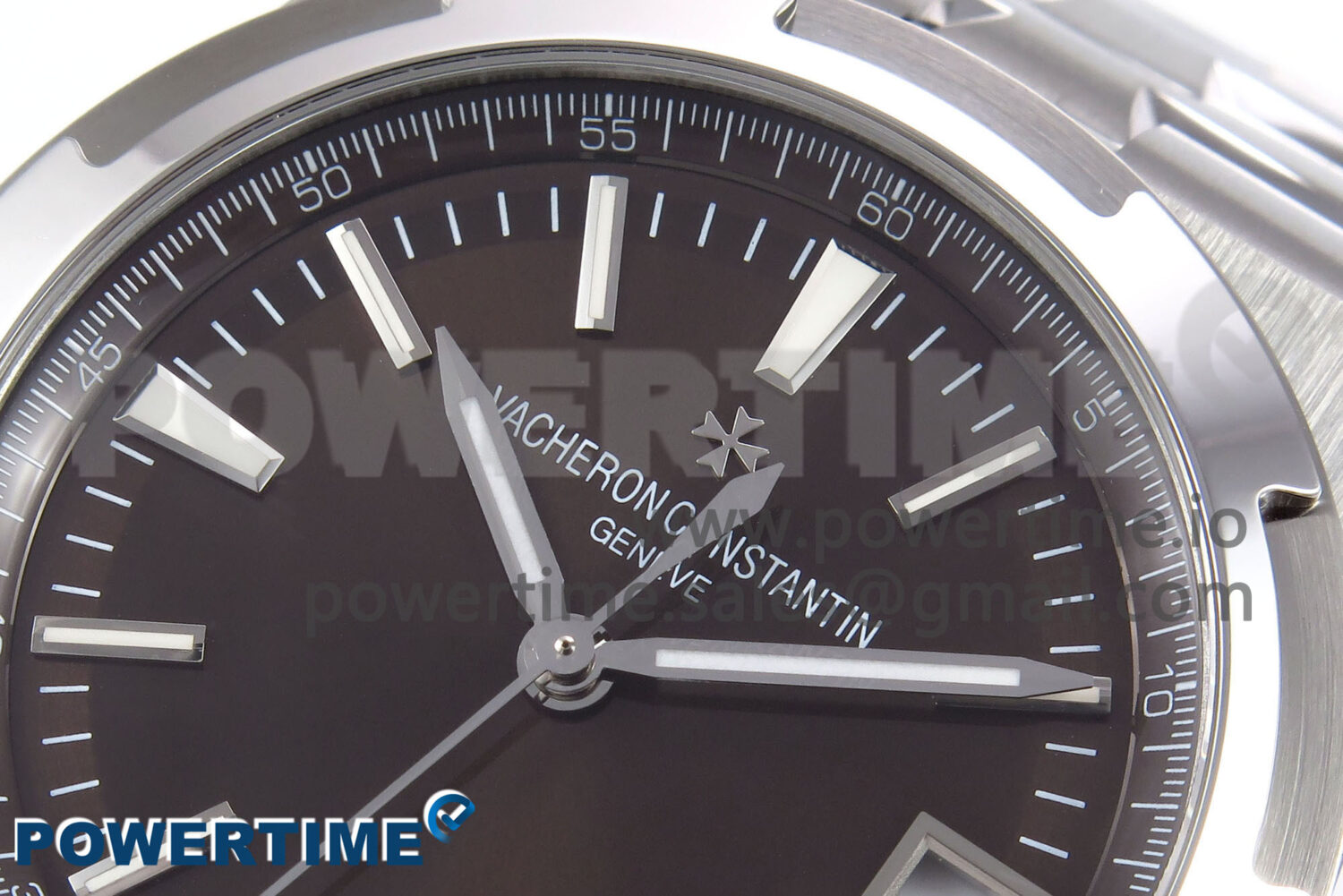 Overseas 4500V SS 8F 1:1 Best Edition Brown Dial on SS Bracelet A5100 - Image 4