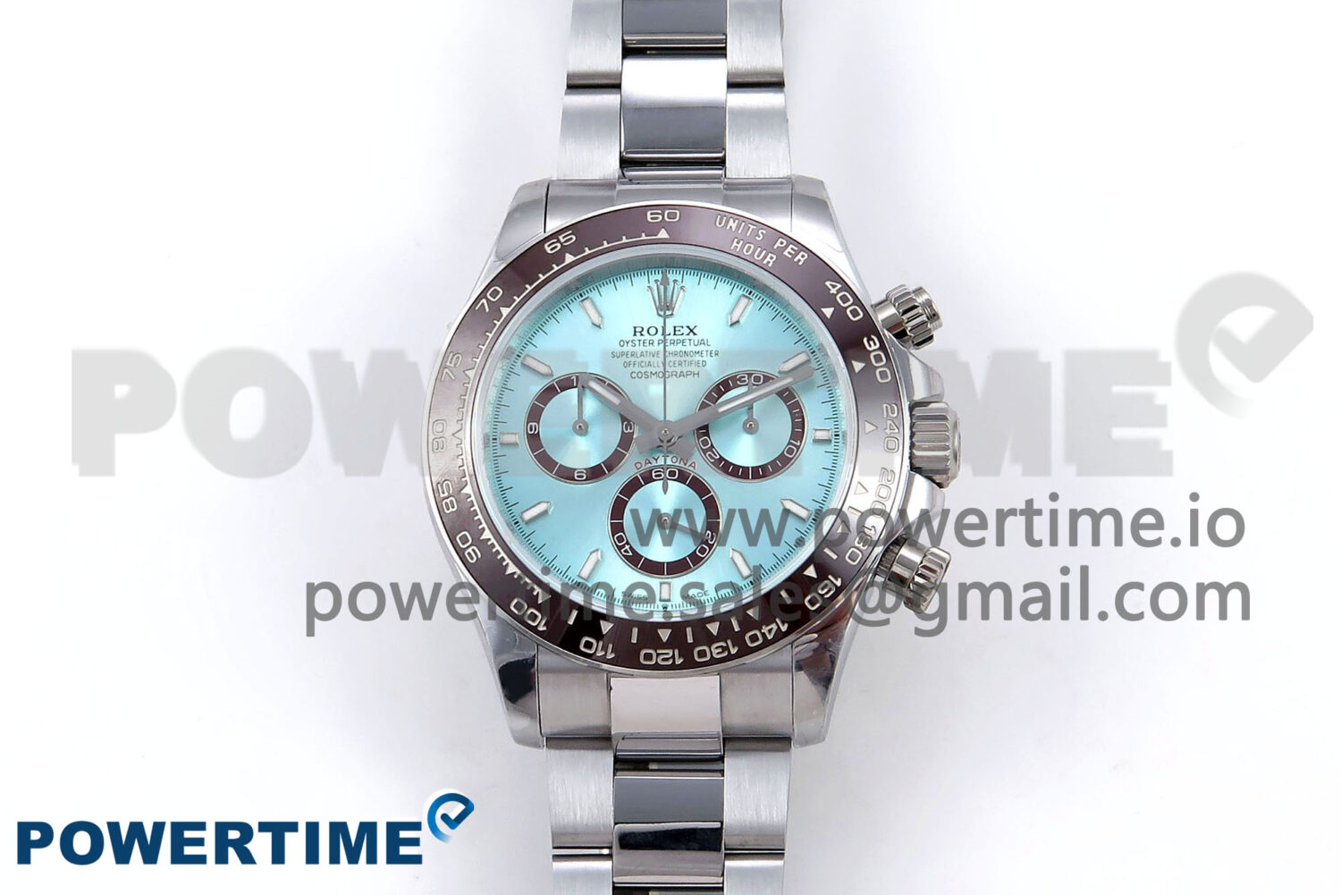 Daytona 126506 QF 1:1 Best Edition Ice Blue Dial Lume Marker on SS/YG Braclet SH4131 V6 (Gain Weight） - Image 1