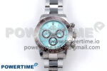 Daytona 126506 QF 1:1 Best Edition Ice Blue Dial Lume Marker on SS/YG Braclet SH4131 V6 (Gain Weight）
