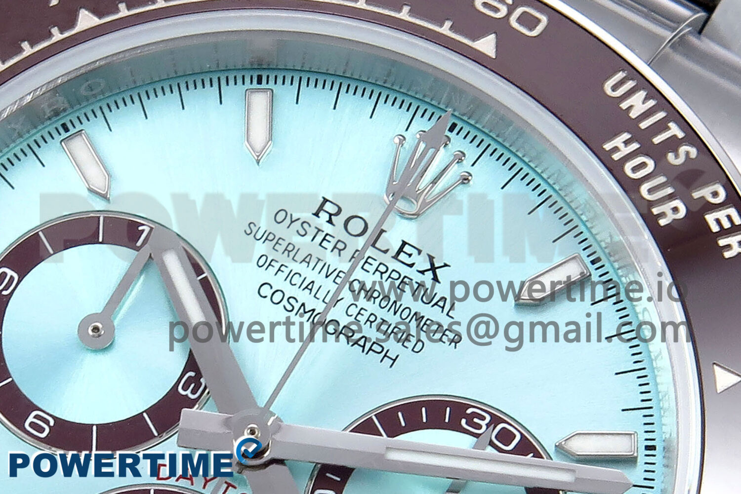 Daytona 126506 QF 1:1 Best Edition Ice Blue Dial Lume Marker on SS/YG Braclet SH4131 V6 (Gain Weight） - Image 4