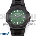 Nautilus 5711 DIW Carbon DIWF 1:1 Best Edition Green Textured Dial on Carbon Bracelet 324CS