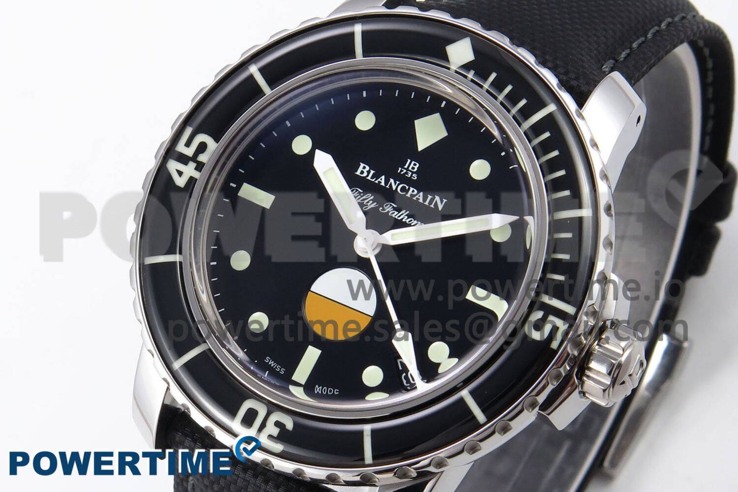 Fifty Fathoms MIL-SPEC ZF 1:1 Best Edition on Sail-canvas Strap A1151 - Image 3