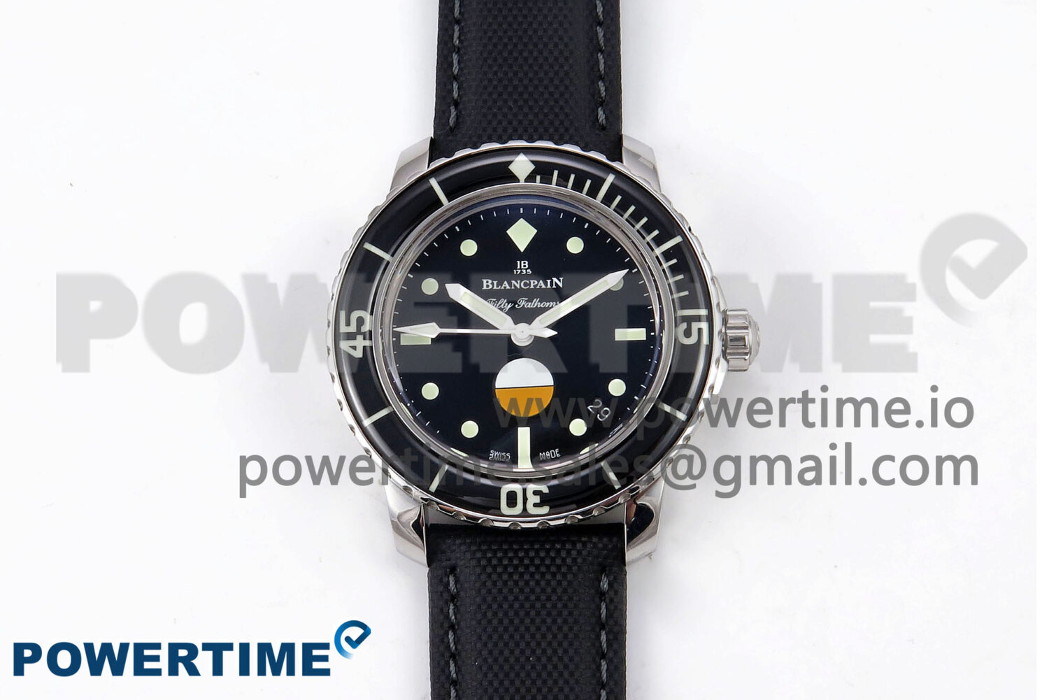 Fifty Fathoms MIL-SPEC ZF 1:1 Best Edition on Sail-canvas Strap A1151 - Image 1