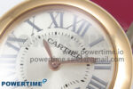 Ballon Blanc 30mm RG AF 1:1 Best Edition Silver Dial on Pink Fabric Strap Ronda Quartz - Image 4