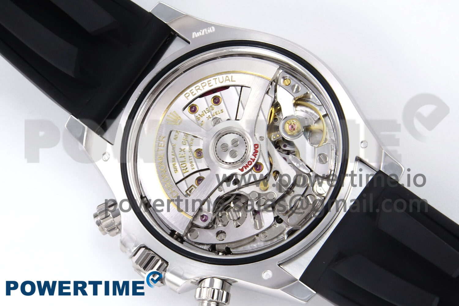 Daytona 126519 APSF 1:1 Best Edition Black/Silver Stick Dial on Oysterflex Rubber Strap SH4131 (Gain Weight) - Image 10