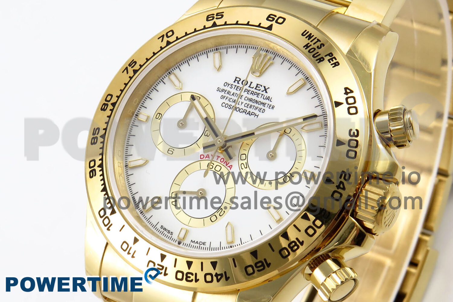 Daytona 126503 QF 1:1 Best Edition White Dial on YG Braclet SH4131 V6 (Gain Weight） - Image 2