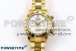 Daytona 126503 QF 1:1 Best Edition White Dial on YG Braclet SH4131 V6 (Gain Weight）