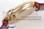 Ballon Blanc 30mm RG AF 1:1 Best Edition Silver Dial on Pink Fabric Strap Ronda Quartz - Image 6