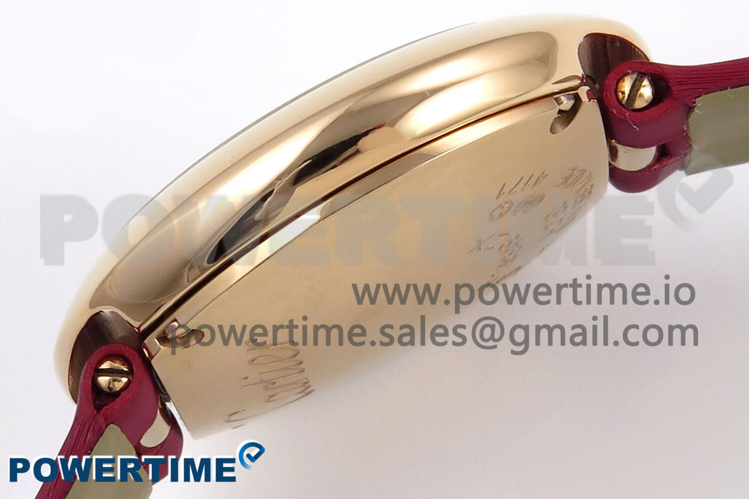 Ballon Blanc 30mm RG AF 1:1 Best Edition Silver Dial on Pink Fabric Strap Ronda Quartz - Image 7