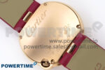 Ballon Blanc 30mm RG AF 1:1 Best Edition Silver Dial on Pink Fabric Strap Ronda Quartz - Image 8