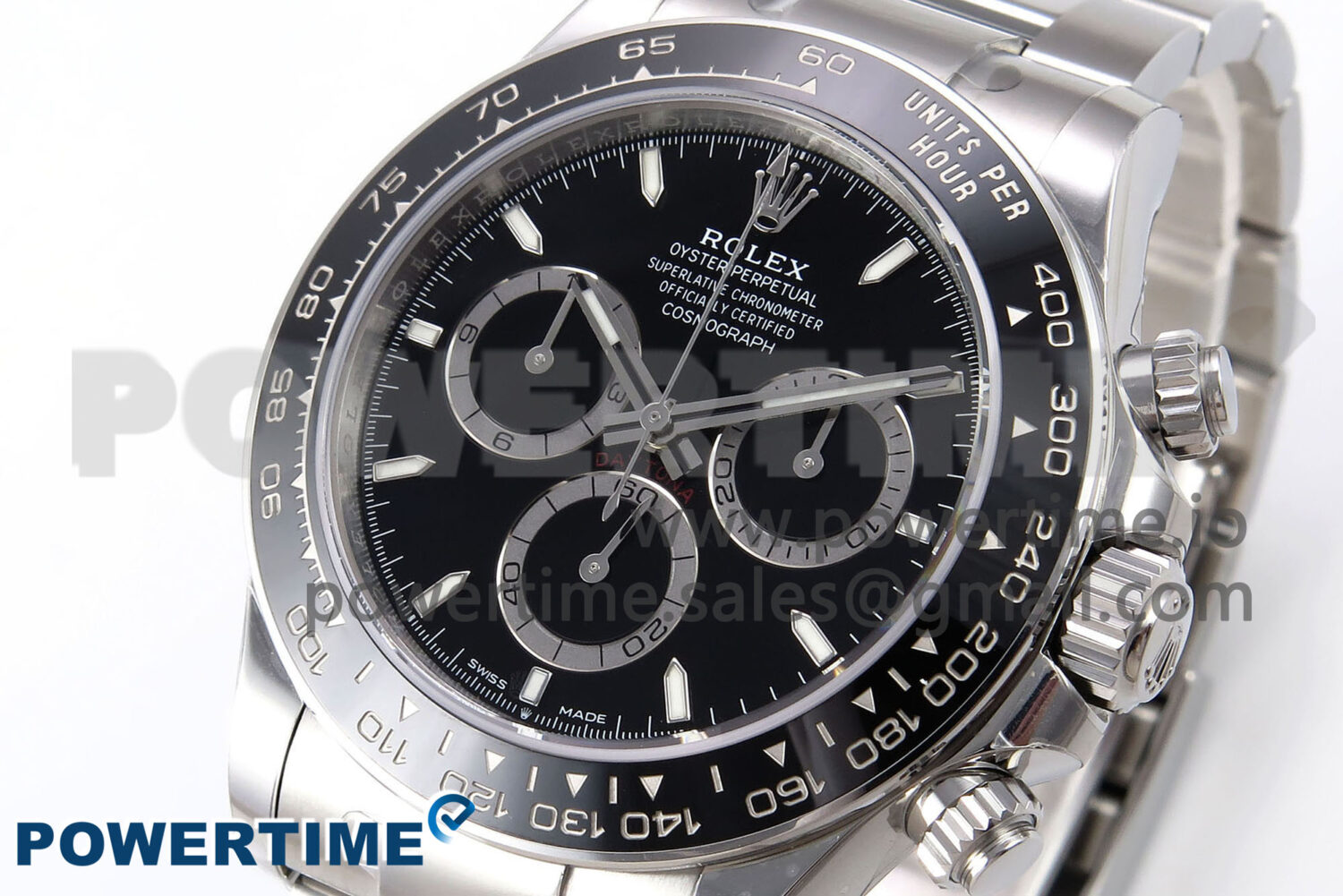 Daytona 126500 ZF 1:1 Best Edition 904L Steel Black Dial on SS Braclet SH4131 - Image 3