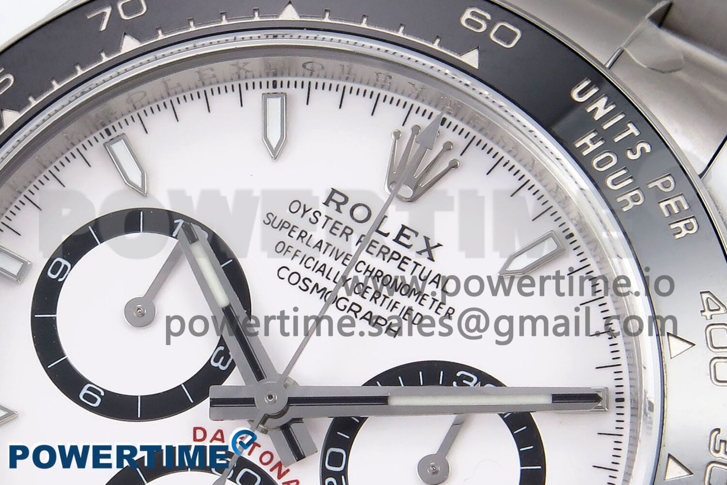 Daytona 126500 APF 1:1 Best Edition 904L Steel White Dial on SS Oyster Bracelet DD4131 - Image 4