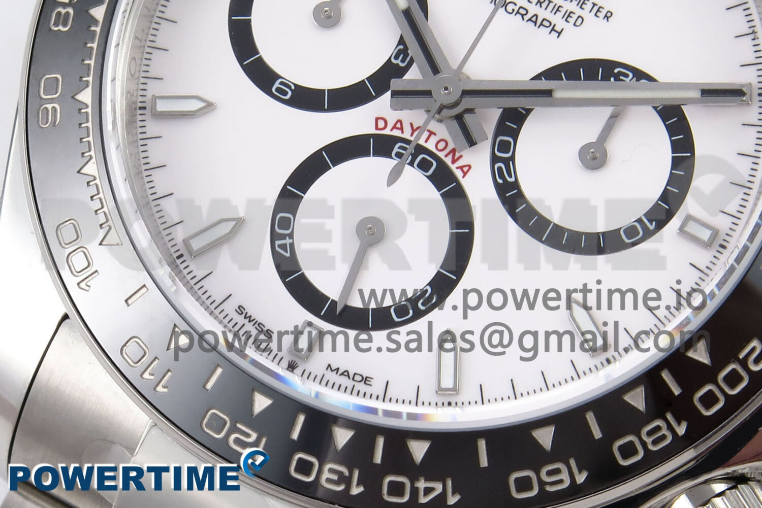 Daytona 126500 APF 1:1 Best Edition 904L Steel White Dial on SS Oyster Bracelet DD4131 - Image 5