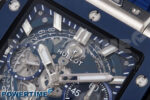 Square Bang Unico 42mm Ti/Ceramic BBF 1:1 Best Edition Skeleton Dial on Blue Rubber Strap A1280 - Image 4