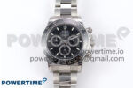 Daytona 126500 ZF 1:1 Best Edition 904L Steel Black Dial on SS Braclet SH4131