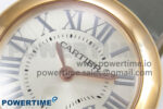 Ballon Blanc 30mm RG AF 1:1 Best Edition Silver Dial on Gray Fabric Strap Ronda Quartz - Image 4