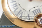 Ballon Blanc 30mm RG AF 1:1 Best Edition Silver Dial on Gray Fabric Strap Ronda Quartz - Image 5
