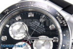 Daytona 126519 APSF 1:1 Best Edition Black/Silver Diamonds Dial on Oysterflex Rubber Strap SH4131 (Gain Weight) - Image 4