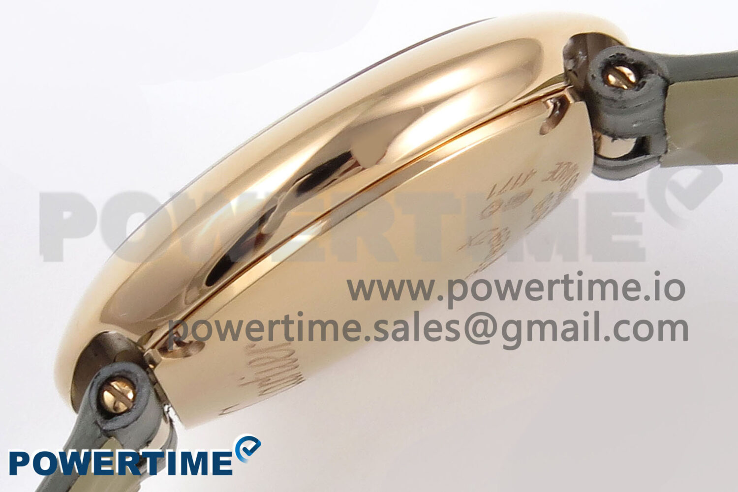 Ballon Blanc 30mm RG AF 1:1 Best Edition Silver Dial on Gray Fabric Strap Ronda Quartz - Image 7