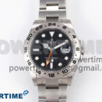 Explorer II 42mm 226570 904L SS Clean 1:1 Best Edition Black Dial on Bracelet DD3285 CHS