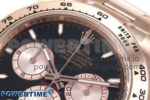 Daytona 126505 APSF 1:1 Best Edition Black/RG Stick Dial on RG Bracelet SH4131 - Image 4