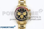 Daytona 116598RBOW Rainbow ZF 1:1 Best Edition Black Diamonds Dial on YG Bracelet SH4130