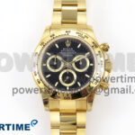 Daytona 126503 QF 1:1 Best Edition Black Dial on YG Braclet SH4131 V6 (Gain Weight）