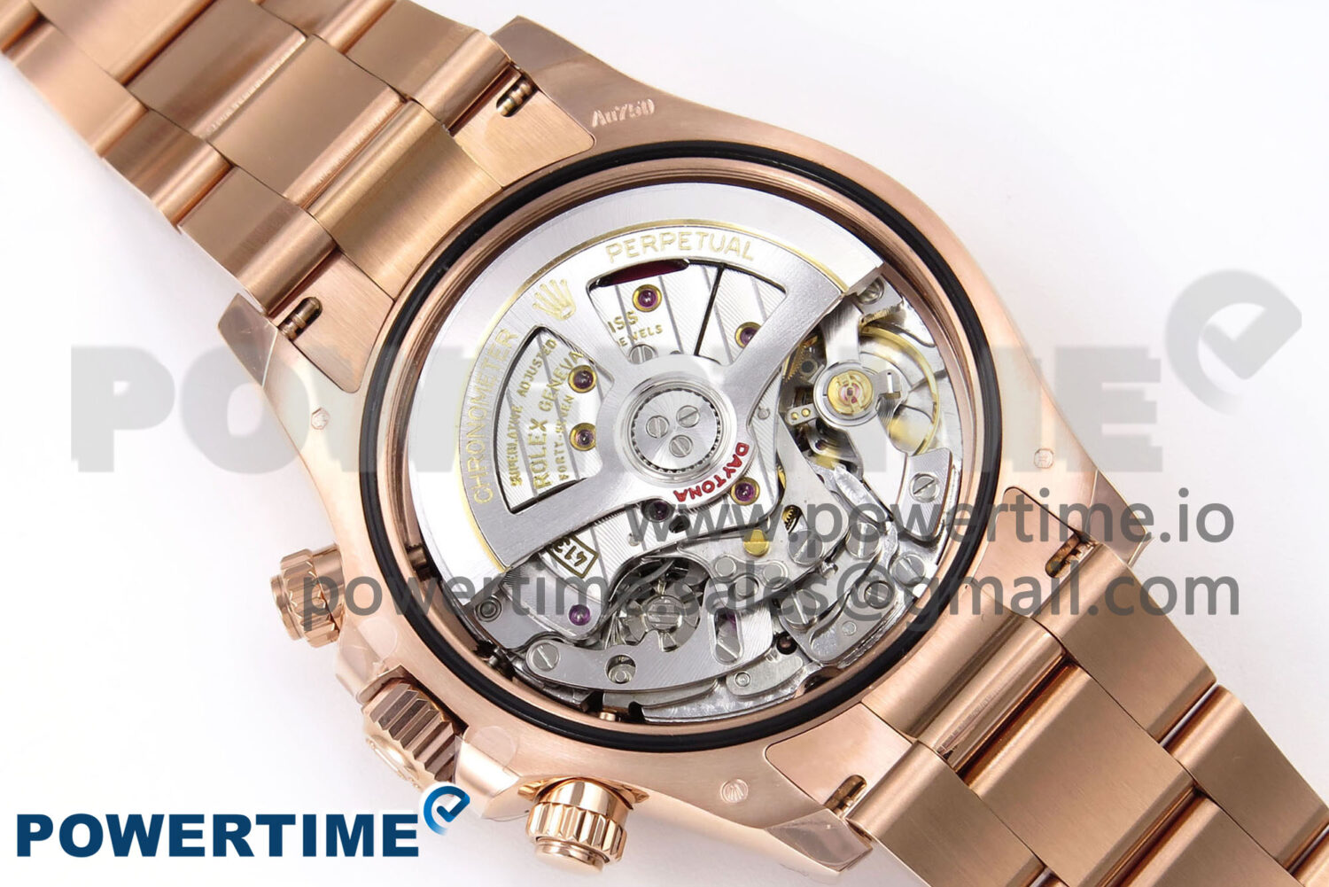 Daytona 126505 APSF 1:1 Best Edition Black/RG Diamonds Dial on RG Bracelet SH4131 - Image 9