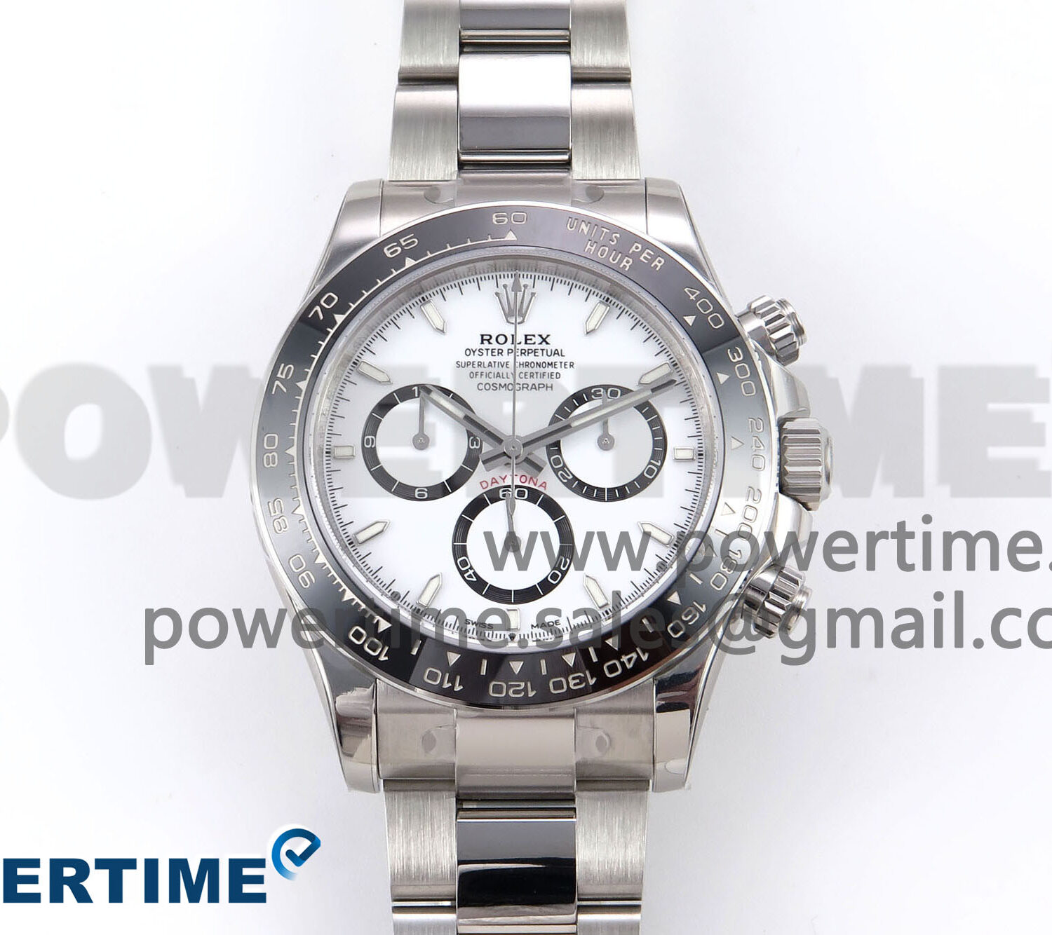Daytona 126500 ZF 1:1 Best Edition 904L Steel White Dial on SS Braclet SH4131