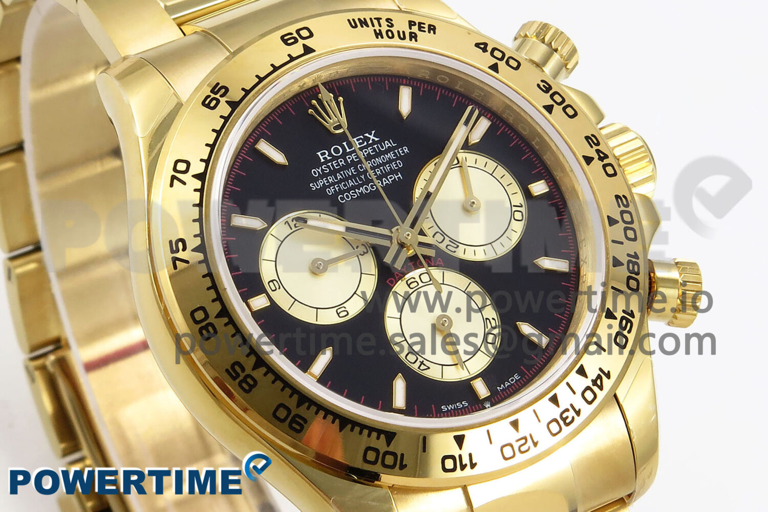 Daytona 126508 QF 1:1 Best Edition Black/YG Dial on YG Braclet SH4131 V6 (Gain Weight） - Image 3