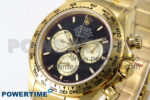 Daytona 126508 QF 1:1 Best Edition Black/YG Dial on YG Braclet SH4131 V6 (Gain Weight） - Image 2