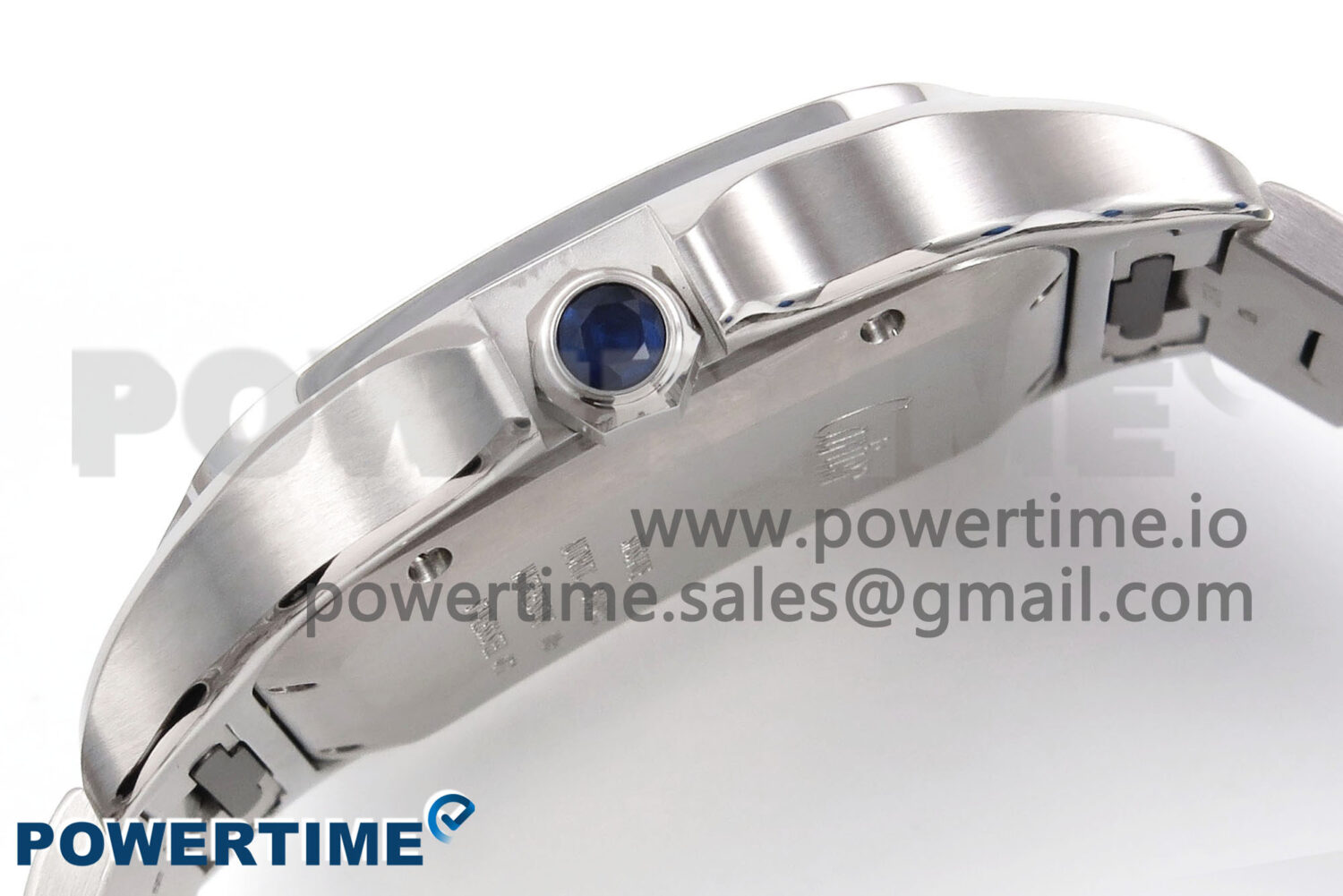 Santos de Cartier 40mm BVF 1:1 Best Edition Brown Dial on SS SmartLinks Bracelet MIYOTA 9015 - Image 6