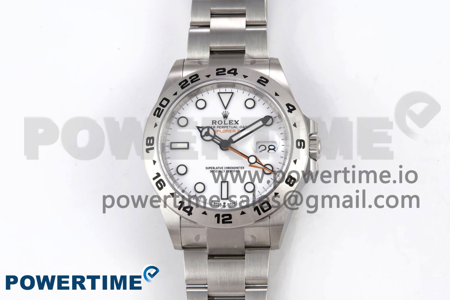 Explorer II 42mm 226570 904L SS Clean 1:1 Best Edition White Dial on Bracelet DD3285 CHS - Image 1