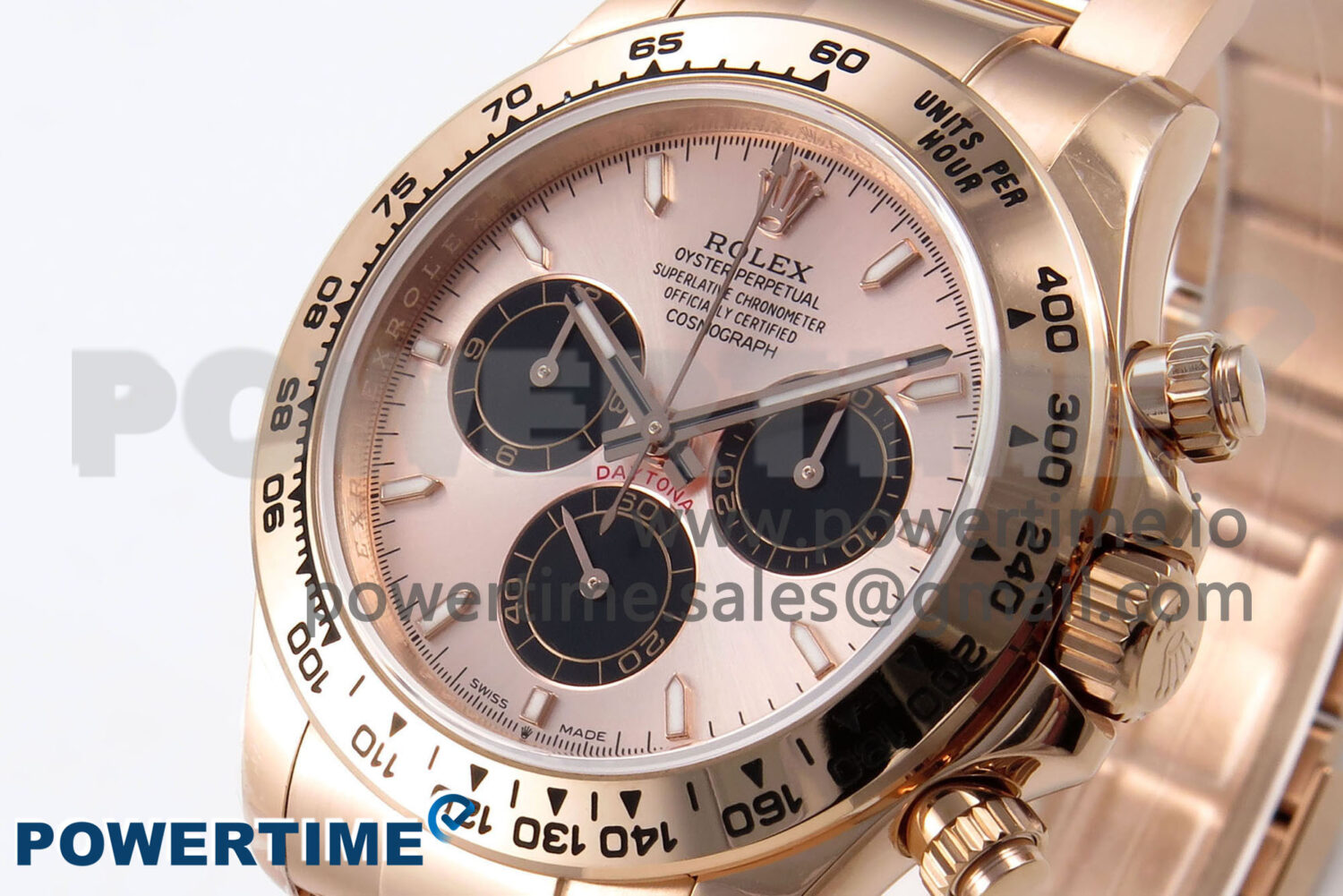 Daytona 126505 QF 1:1 Best Edition RG/Black Dial on RG Braclet SH4131 V6 (Gain Weight - Image 2