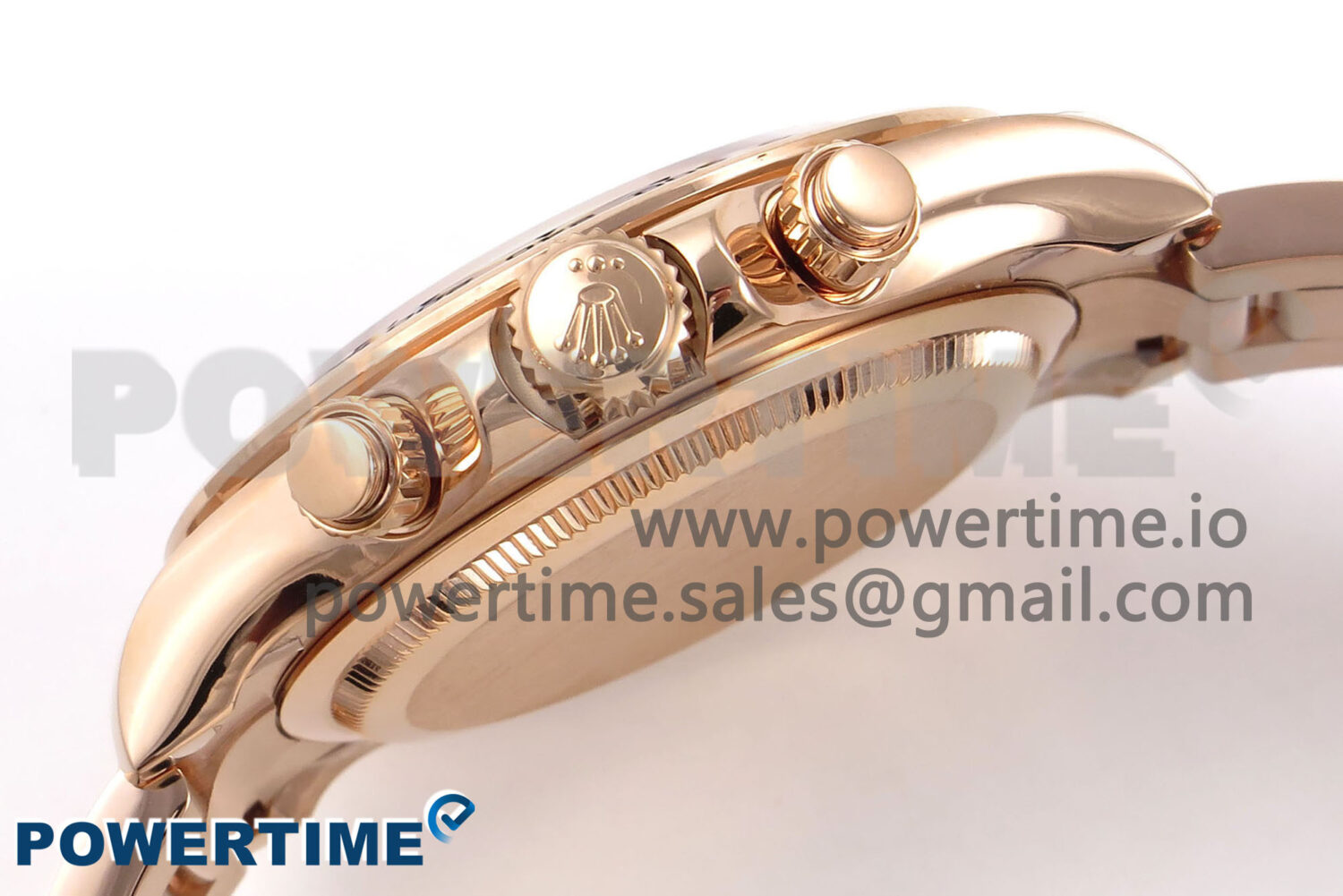 Daytona 126505 QF 1:1 Best Edition Black/RG Diamonds Dial on RG Braclet SH4131 V6 (Gain Weight） - Image 6