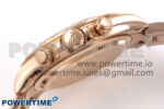 Daytona 126505 QF 1:1 Best Edition Black/RG Diamonds Dial on RG Braclet SH4131 V6 (Gain Weight） - Image 6
