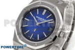 Royal Oak 39mm 15202IP Titanium ZF 1:1 Best Edition Blue Textured Dial on SS Bracelet A2121 V2 - Image 3
