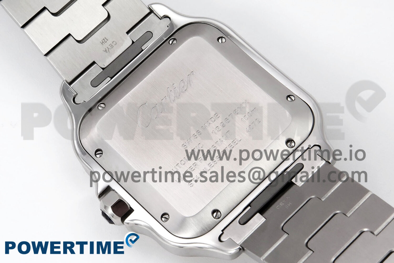 Santos de Cartier 40mm YG/SS BVF 1:1 Best Edition Gray Dial on SS SmartLinks Bracelet MIYOTA 9015 - Image 8