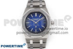 Royal Oak 39mm 15202IP Titanium ZF 1:1 Best Edition Blue Textured Dial on SS Bracelet A2121 V2