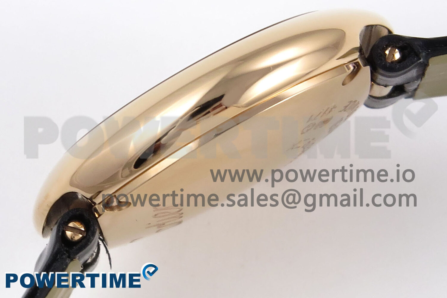 Ballon Blanc 30mm RG AF 1:1 Best Edition Silver Dial on Black Fabric Strap Ronda Quartz - Image 7