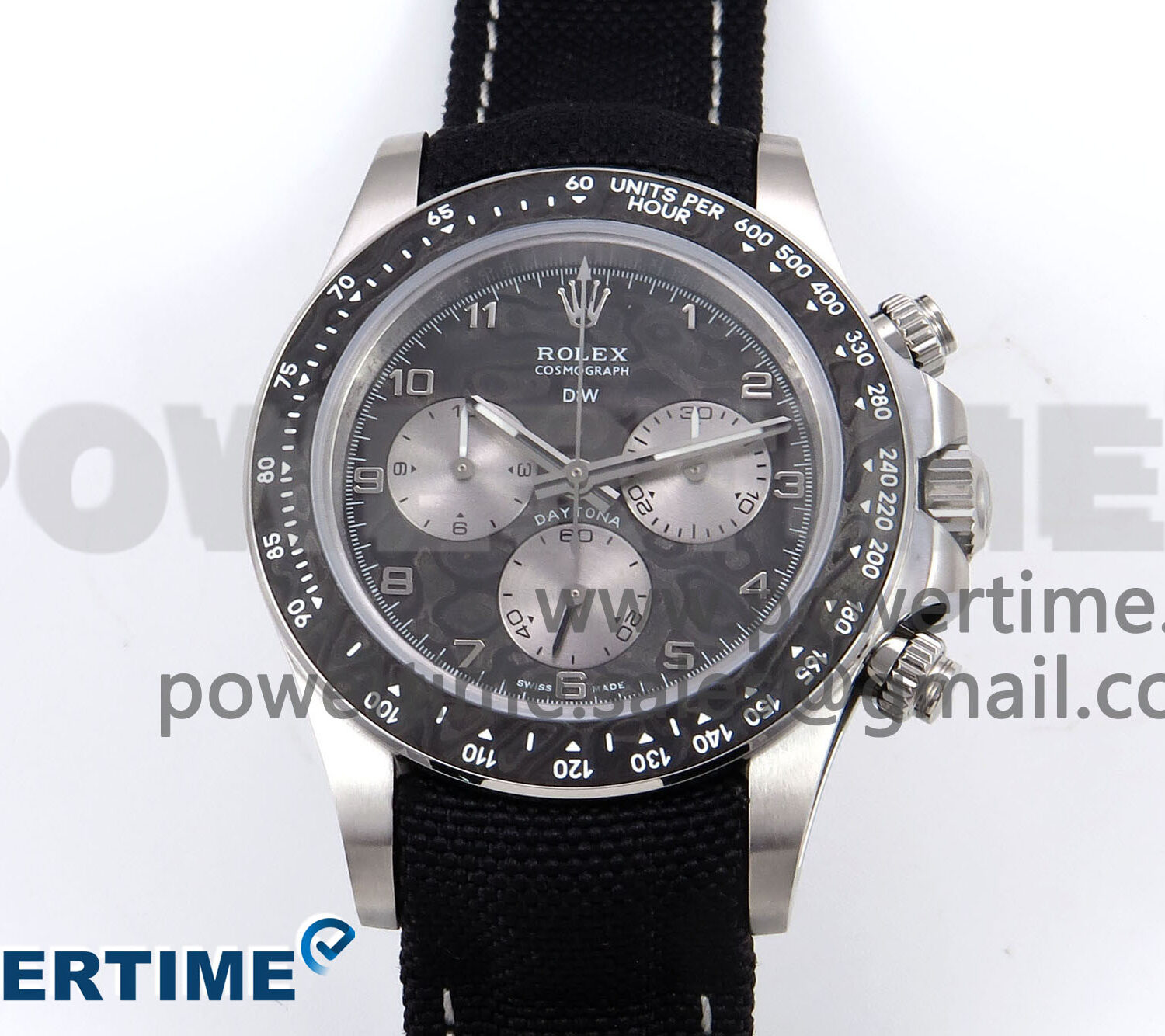 Daytona EXCEPTIONAL-1 DIWF Best Edition Gray Dial on Black Nylon Strap SH4130