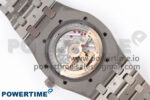 Royal Oak 39mm 15202IP Titanium ZF 1:1 Best Edition Blue Textured Dial on SS Bracelet A2121 V2 - Image 14