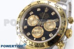 Daytona 126503 APSF 1:1 Best Edition Black/YG Diamonds Dial on SS/YG Bracelet SH4131 - Image 3