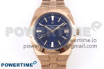 Overseas 4500V RG 8F 1:1 Best Edition Blue Dial on RG Bracelet A5100