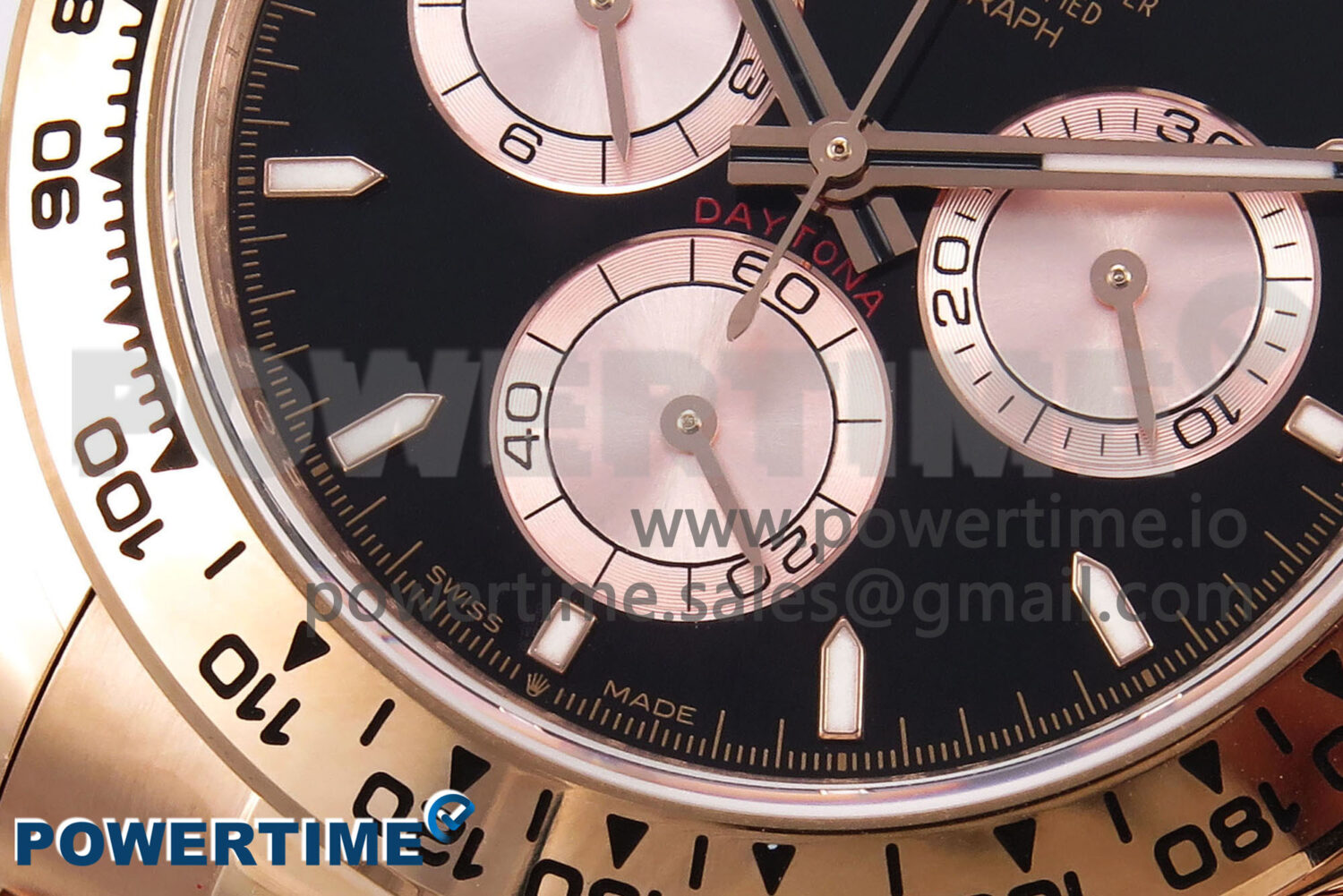 Daytona 126505 QF 1:1 Best Edition Black/RG Dial on RG Braclet SH4131 V6 (Gain Weight） - Image 5